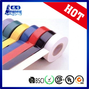Fitas elétricas de PVC de cores diferentes